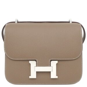 エルメス HERMES ショルダーバッグ コンスタンス3 ミニ ミロワール ヴォーエプソン エトゥープ シルバー金具 2025年製 K 【保存袋】 【中古】未使用保管品