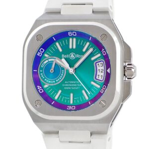 ベル&ロス BELL&ROSS BR-X5 イリデセント BRX5R-IRS-ST/SRB 未使用 パワーリザーブ デイト グリーン パープル メンズ 腕時計自動巻き マルチカラー 【中古】未使用保管品
