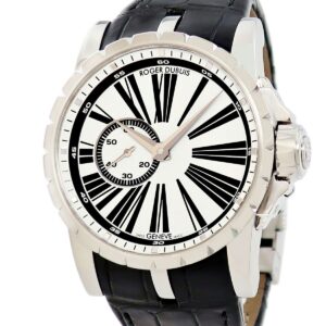 ロジェデュブイ ROGER DUBUIS エクスカリバー 45mm EX45-77-90-00/01R00/B ホワイト ローマン スモセコ 限定 メンズ 腕時計自動巻き ホワイト 【中古】