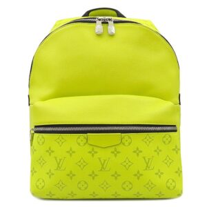 ルイヴィトン LOUIS VUITTON リュック・デイパック ディスカバリー バックパック タイガ モノグラムキャンバス ジョーヌ シルバー金具 黄 M30228 RFID 【中古】
