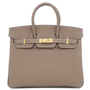 エルメス HERMES ハンドバッグ バーキン 25 トゴ エトゥープ マットゴールド金具 新品 未使用 グレージュ 2025年製 K 【箱】 【中古】未使用保管品