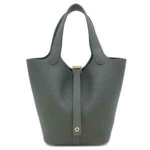 エルメス HERMES ハンドバッグ ピコタンロック PM 18 トリヨンクレマンス ヴェールマングローブ ゴールド金具 新品 未使用 2025年製 K 【箱】 【中古】
