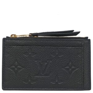 ルイヴィトン LOUIS VUITTON コインケース ポルトカルト ジップ モノグラムアンプラント ブラック ゴールド金具 黒 フラグメントケース M68339 FH2260 【中古】