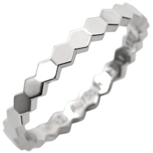 ショーメ CHAUMET リング 指輪 ビー ドゥ ショーメ ホワイトゴールド #49(JP9) ビーマイラブ ハニカム 9号 081930-049 【箱】 【中古】