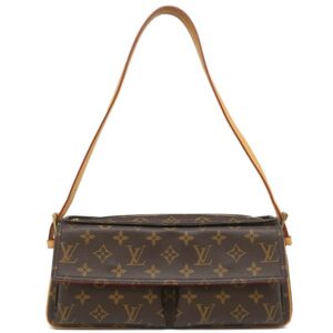 ルイヴィトン LOUIS VUITTON ショルダーバッグ ヴィバシテ MM モノグラムキャンバス モノグラム ゴールド金具 茶 肩掛け M51164 AU1029 【中古】