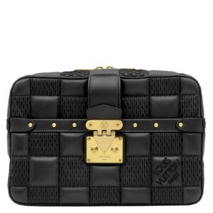 【★3％OFFクーポン】ルイヴィトン LOUIS VUITTON ショルダーバッグ トロカ PM レザー ブラック ゴールド金具 黒 チェーンストラップ欠品 M59116 RFID 【保存袋】 【中古】中古美品