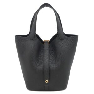 エルメス HERMES ハンドバッグ ピコタンロック 18 PM トリヨンクレマンス ブラック ゴールド金具 新品 未使用 黒 2026年製 G 【箱】 【中古】未使用保管品