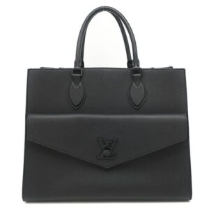 【SALE】 ルイヴィトン LOUIS VUITTON 2WAYバッグ ロックミー トート MM レザー ノワール マットブラック金具 トートバッグ ショルダーバッグ 黒 M57346 AR1200 【中古】