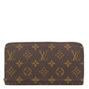 ルイヴィトン LOUIS VUITTON 長財布 ジッピー ウォレット モノグラムキャンバス ブラウン ゴールド金具 茶 ラウンドファスナー 新品 未使用 M42616 RFID 【箱】 【中古】未使用保管品