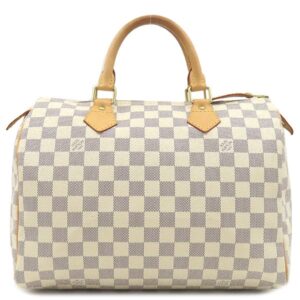 ルイヴィトン LOUIS VUITTON ハンドバッグ スピーディ30 ダミエアズールキャンバス ダミエアズール ゴールド金具 白 ボストン 鍵・パドロック欠品 N41533 DU2037 【保存袋】 【中古】