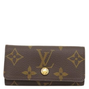 ルイヴィトン LOUIS VUITTON キーケース ミュルティクレ 4 モノグラムキャンバス モノグラム ゴールド金具 鍵入れ 4連 4本 M69517 CT1153 【箱】 【中古】