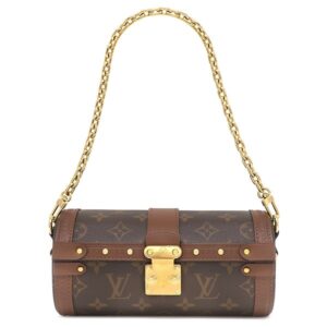 ルイヴィトン LOUIS VUITTON 2WAYバッグ パピヨントランク モノグラムキャンバス モノグラム ゴールド金具 茶 ハンドバッグ ショルダーバッグ M57835 RFID 【箱】 【中古】新品同様品