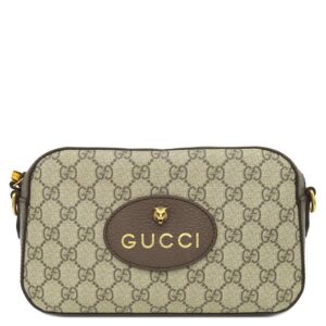 グッチ GUCCI ショルダーバッグ ネオ ヴィンテージ GGスプリームキャンバス レザー GGスプリーム マットゴールド金具 メッセンジャーバッグ 476466 【中古】中古美品