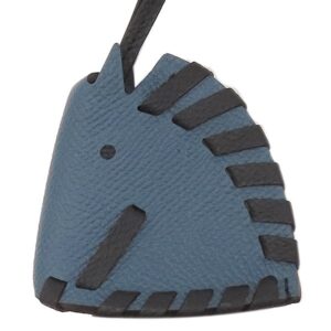 エルメス HERMES バッグチャーム シュバル トレッセ ヴォーエプソン ブルートンペット×ブラック 新品 未使用 青 黒 2026年製 G 【箱】 【中古】未使用保管品