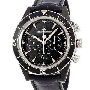 ジャガールクルト JAEGER LECOULTRE ディープシー ヴィンテージ クロノグラフ サーメット Q208A57J 136.A.C8 ブラック メンズ 腕時計自動巻き ブラック 【中古】中古美品