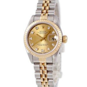ロレックス ROLEX デイトジャスト 26 69173G S番 K18YG×SS コンビ 純正ダイヤ ヴィンテージ レディース 腕時計自動巻き ゴールド 【中古】中古美品