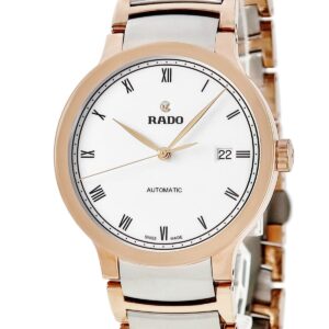 ラドー RADO セントリックス オートマティック R30036013 新品同様 シースルーバック PVD メンズ 腕時計自動巻き ホワイト 【中古】