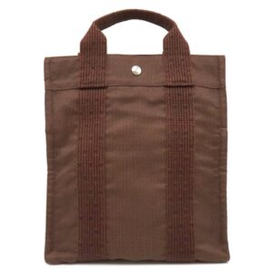 エルメス HERMES リュック・デイパック エールライン アド PM キャンバス ショコラ シルバー金具 鍵・カデナ欠品 【中古】中古美品