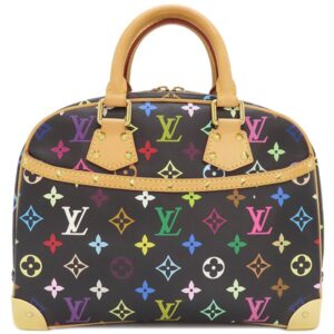 【SALE】 ルイヴィトン LOUIS VUITTON ハンドバッグ トゥルーヴィル モノグラムマルチカラーキャンバス ノワール ゴールド金具 黒 M92662 MI1005 【中古】