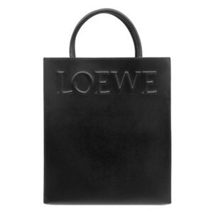 ロエベ LOEWE 2WAYバッグ スタンダード A4 トート レザー ブラック シャンパンゴールド金具 黒 ショルダー 通勤 通学 A933R18X14 【保存袋】 【中古】中古美品