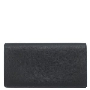 エルメス HERMES 長財布 シチズン ツイル ロング ヴォーエプソン ブラック 黒 2つ折り Y 【箱】 【中古】中古美品