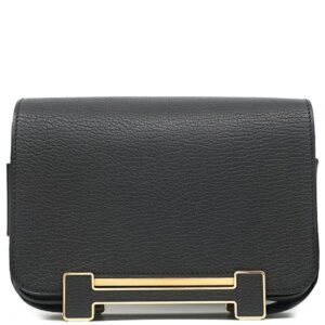 エルメス HERMES ショルダーバッグ ゲタ シェブルミゾル ブラック ゴールド金具 黒 K刻印(2025年製) 【中古】