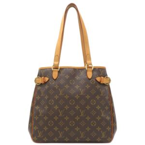 ルイヴィトン LOUIS VUITTON トートバッグ バティニョール ヴェルティカル モノグラムキャンバス モノグラム ゴールド金具 茶 トート M51153 SA4160 【保存袋】 【中古】