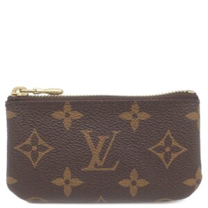 【★3％OFFクーポン】ルイヴィトン LOUIS VUITTON コインケース ポシェット クレ モノグラムキャンバス モノグラム ゴールド金具 茶 小銭入れ キーチェーン付き M62650 CA1121 【中古】中古美品