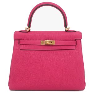 エルメス HERMES 2WAYバッグ ケリー25 内縫い トゴ フランボワーズ ゴールド金具 ハンドバッグ ショルダー Z 【保存袋】 【中古】新品同様品