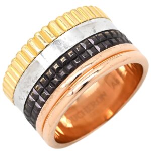 ブシュロン BOUCHERON リング 指輪 キャトル クラシック ラージ 4カラー #T52 Au750 18K ブラウンPVD 12号 JRG00257 【中古】新品同様品