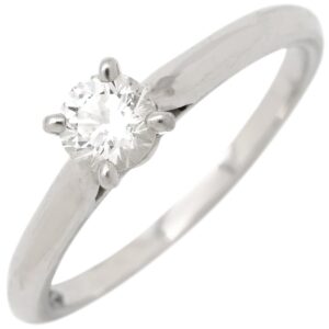 カルティエ Cartier リング 指輪 ソリテール 1895 プラチナシルバー #51(JP11) ダイヤモンド ブリリアントカット 立爪 10号 【箱】 【中古】中古品