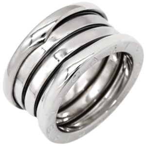 ブルガリ BVLGARI リング 指輪 ビーゼロワン B-zero1 3バンド ホワイトゴールド #50(JP10) 18K WG 750 18金 9号 【中古】新品同様品