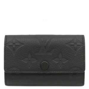 ルイヴィトン LOUIS VUITTON キーケース キーケース ミュルティクレ 6 カーフ モノグラムシャドウ モノグラムシャドウ シルバー金具 6連 6本 鍵入れ M14825 RFID 【箱】 【中古】