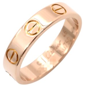 カルティエ Cartier リング 指輪 ラブリング スモールモデル ピンクゴールド #46 LOVE Ring PG Au750 18K ミニサイズ 6号 B4085246 【保証書】 【中古】