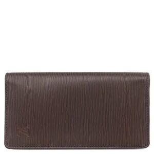 ルイヴィトン LOUIS VUITTON 長財布 ポルト カルト クレディ エピレザー モカ 茶 二つ折り M6321D CA0074 【箱】 【中古】