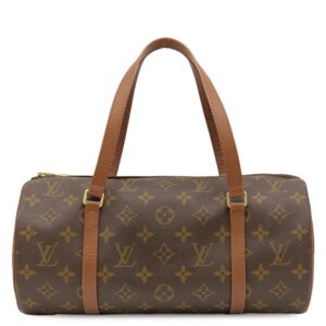 【★3％OFFクーポン】ルイヴィトン LOUIS VUITTON ハンドバッグ パピヨン 30 モノグラムキャンバス モノグラム ゴールド金具 茶 旧型 ボストン M51365 NO0998 【中古】中古品