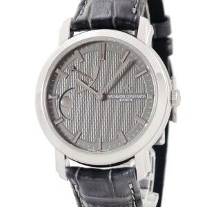 ヴァシュロン・コンスタンタン VACHERON CONSTANTIN マルテーズ 創業250周年 83050/000G-9167 OH済 K18WG 月相 限定25本 メンズ 腕時計手巻き グレー 【中古】中古美品