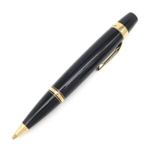 モンブラン Montblanc 文具 ボエム メカニカルペンシル GP プレシャスレジン ブラック×ゴールド シャープペンシル シャーペン 黒 【中古】