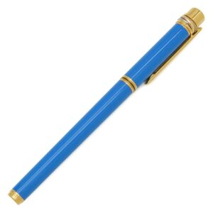 カルティエ Cartier 万年筆 トリニティ ラッカー メタル ラッカー GP K18YG(ペン先) ブルーXゴールド K18ペン先 カートリッジ未装着 カートリッジ・コンバーター両用式 【ケース】 【中古】
