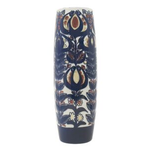 ロイヤルコペンハーゲン ROYAL COPENHAGEN オブジェ テネラ 花瓶 陶磁器 ブルー×ホワイト ヴィンテージ 北欧 花器 置物 陶磁器 フラワーベース 青 白 【中古】