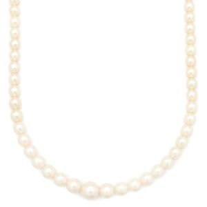 ミキモト MIKIMOTO ネックレス パール パールホワイト×シルバー MIKIMOTO 真珠 SV 【ケース】 【中古】中古美品