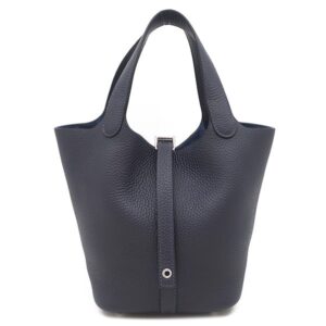 エルメス HERMES ハンドバッグ ピコタンロックPM トリヨンクレマンス ブルーニュイ シルバー金具 新品 未使用 ネイビー K刻印(2025年製) 【箱】 【中古】