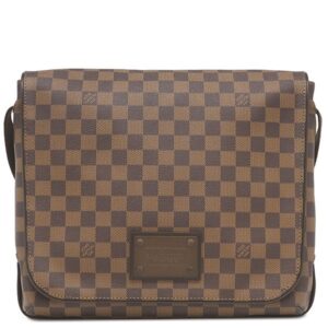 ルイヴィトン LOUIS VUITTON ショルダーバッグ ブルックリンMM ダミエキャンバス ダミエ ゴールド金具 茶 N51211 CA2131 【中古】中古美品
