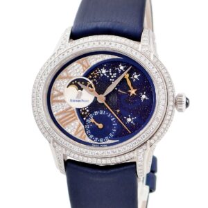 オーデマピゲ AUDEMARS PIGUET ミレネリー スターリット スカイ 77316BC.ZZ.D007SU.01 K18WG 純正ダイヤ メンズ レディース 腕時計自動巻き ブルー 【中古】中古美品