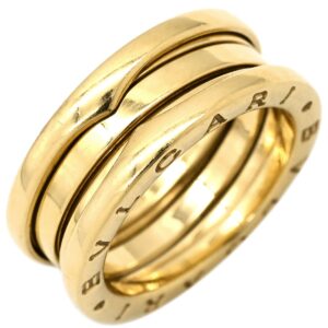 ブルガリ BVLGARI リング 指輪 ビーゼロワン B-zero1 3バンド イエローゴールド #52(JP12) Au750 18K 18金 11.5号 【中古】中古品
