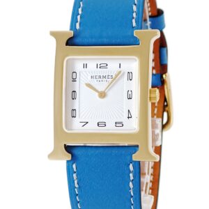 エルメス HERMES Hウォッチ MM HH1.510 H型 ホワイト 白 アラビア ギョウシェ メンズ レディース 腕時計クオーツ ホワイト 【中古】中古美品