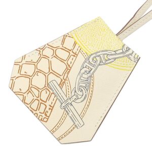 エルメス HERMES キーリング クロシェット インアンドアウト スイフト ナタ シルバー金具 IN&OUT U 【箱】 【中古】新品同様品