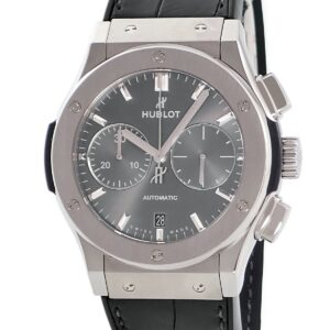 ウブロ HUBLOT クラシックフュージョン クロノグラフ チタニウム レーシング グレー 521.NX.7071.LR メンズ 腕時計自動巻き グレー 【中古】中古美品