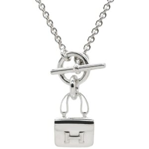 エルメス HERMES ネックレス アミュレット コンスタンス ペンダント シルバー925 シルバー バッグモチーフ AG925 【中古】