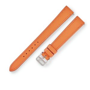 エルメス HERMES 腕時計パーツ 純正 レザーバンド レザー ステンレススチール オレンジ 未使用 替え スペア 交換 ベルト 本革 13mm オレンジ SS 尾錠 バネ棒 【中古】未使用保管品